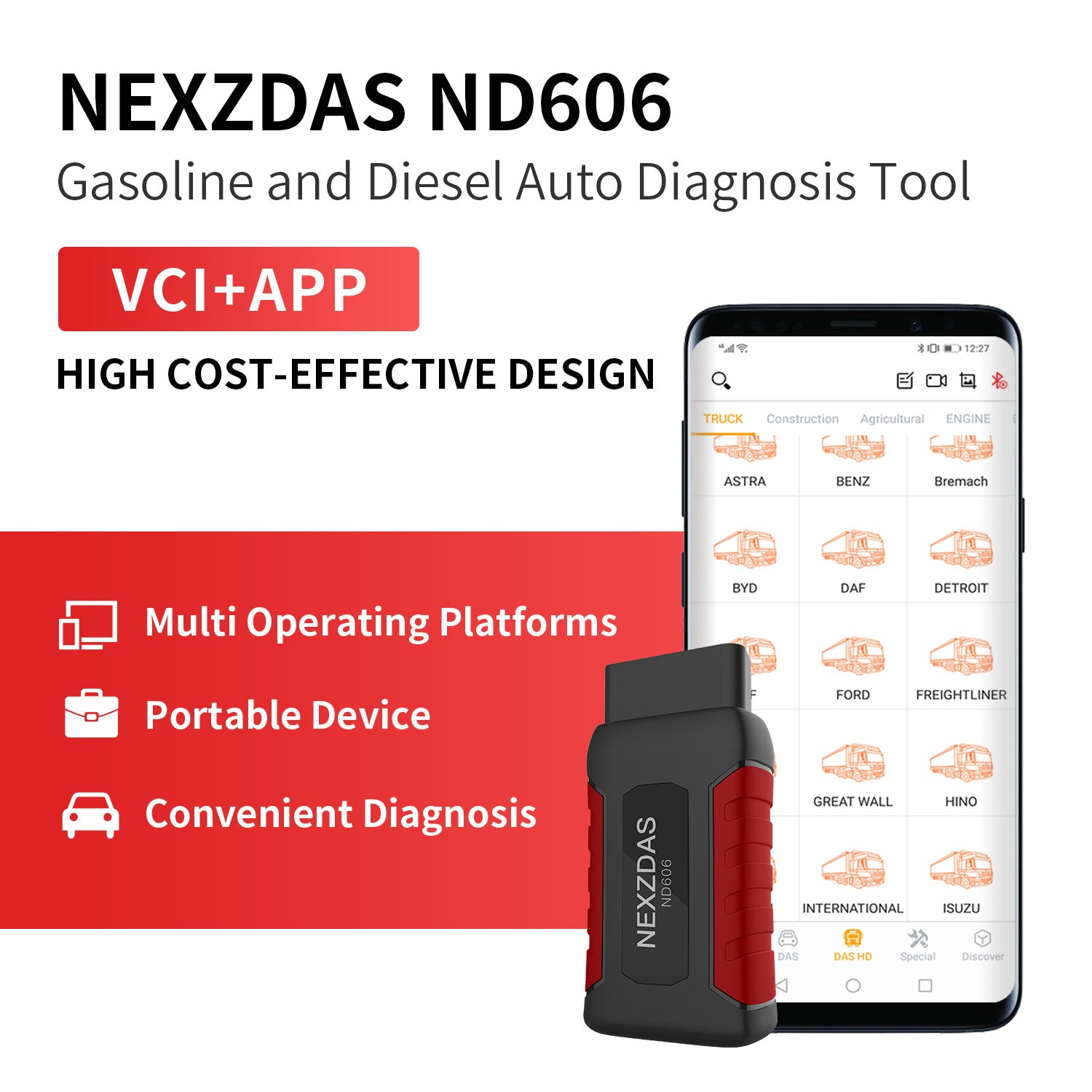 Humzor Nexzdas ND606 Car AND Truck